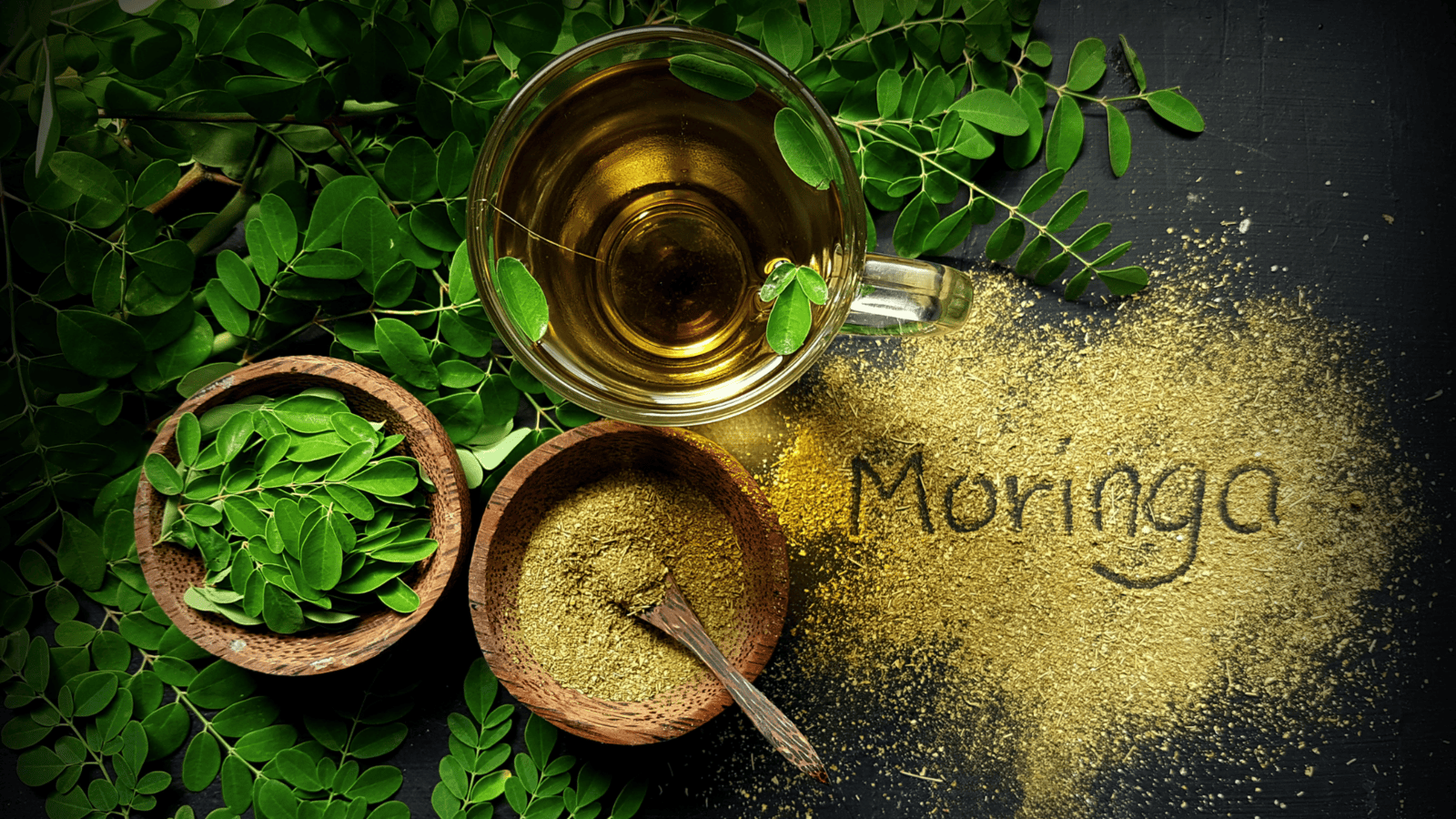 Moringa leaves, powder and oil extract